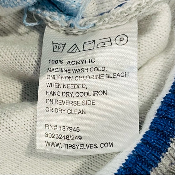 Tipsy Elves Romantic Bumble Sweater Mens 3XL Big And Tall Ugly Christmas Rudolph - Picture 5 of 5